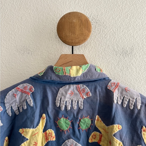 Vintage April Cornell for Cornell Trading Animal Appliqué Jacket - Picture 6 of 9